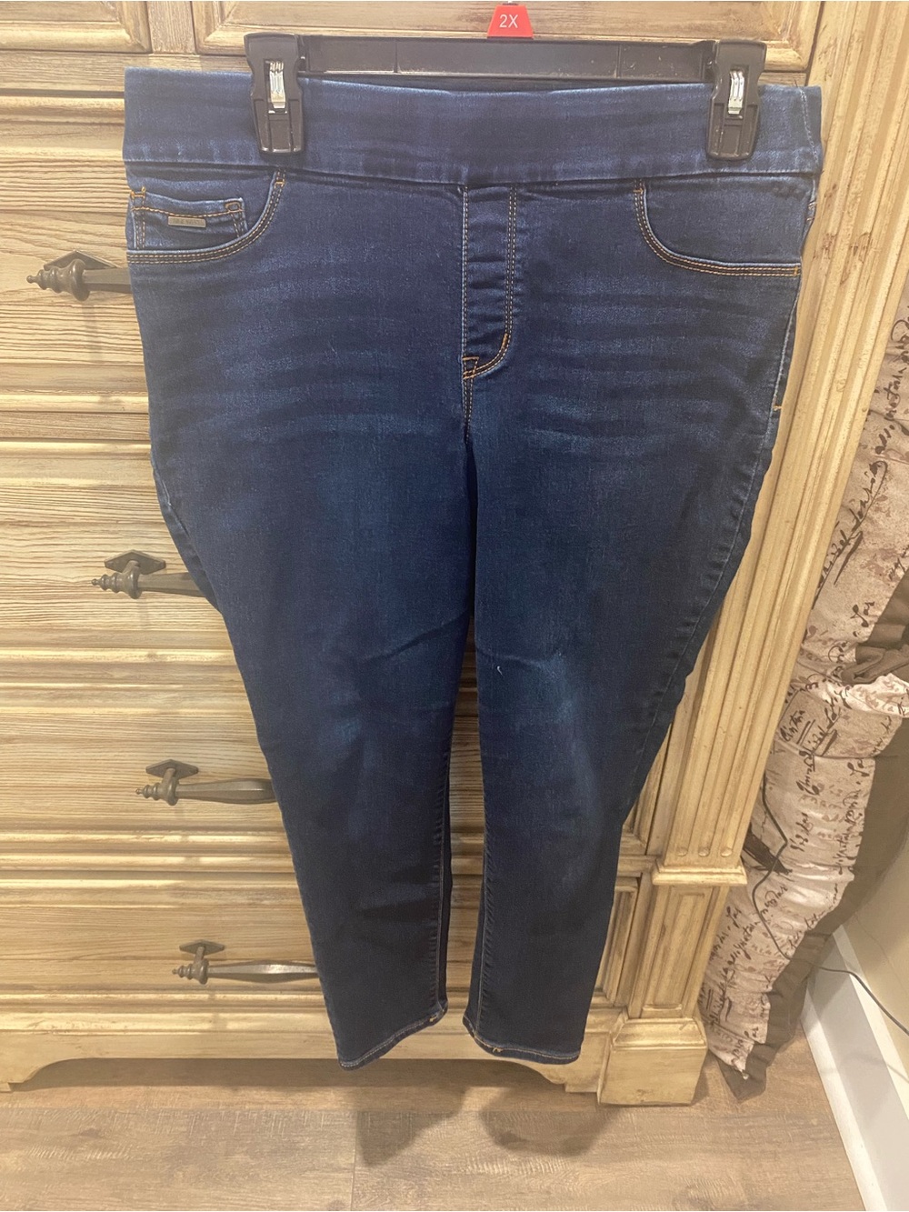 Nine West Deep Indigo Cropped Ankle Jeans